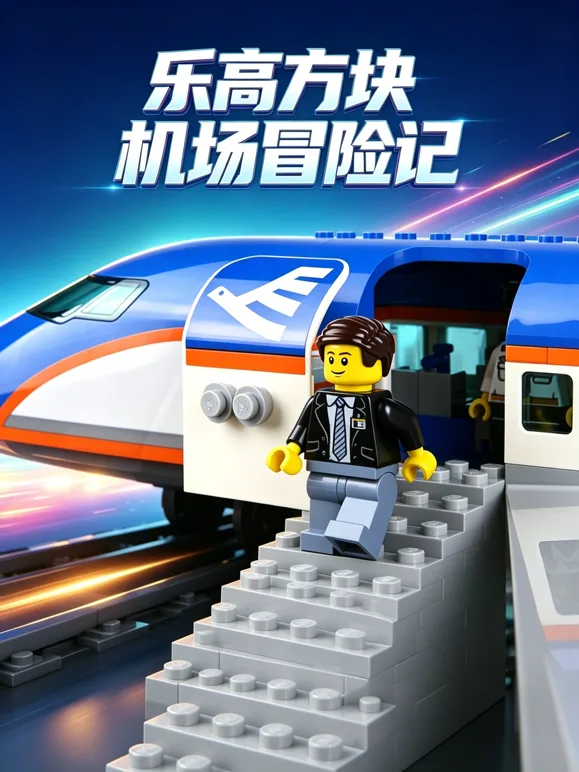 乐高方块机场冒险记
