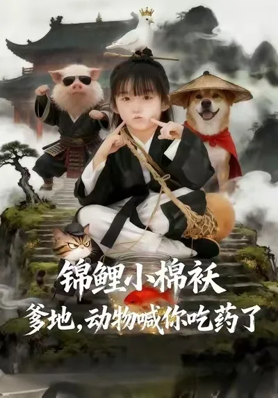 锦鲤小棉袄爹地,动物喊你吃药了